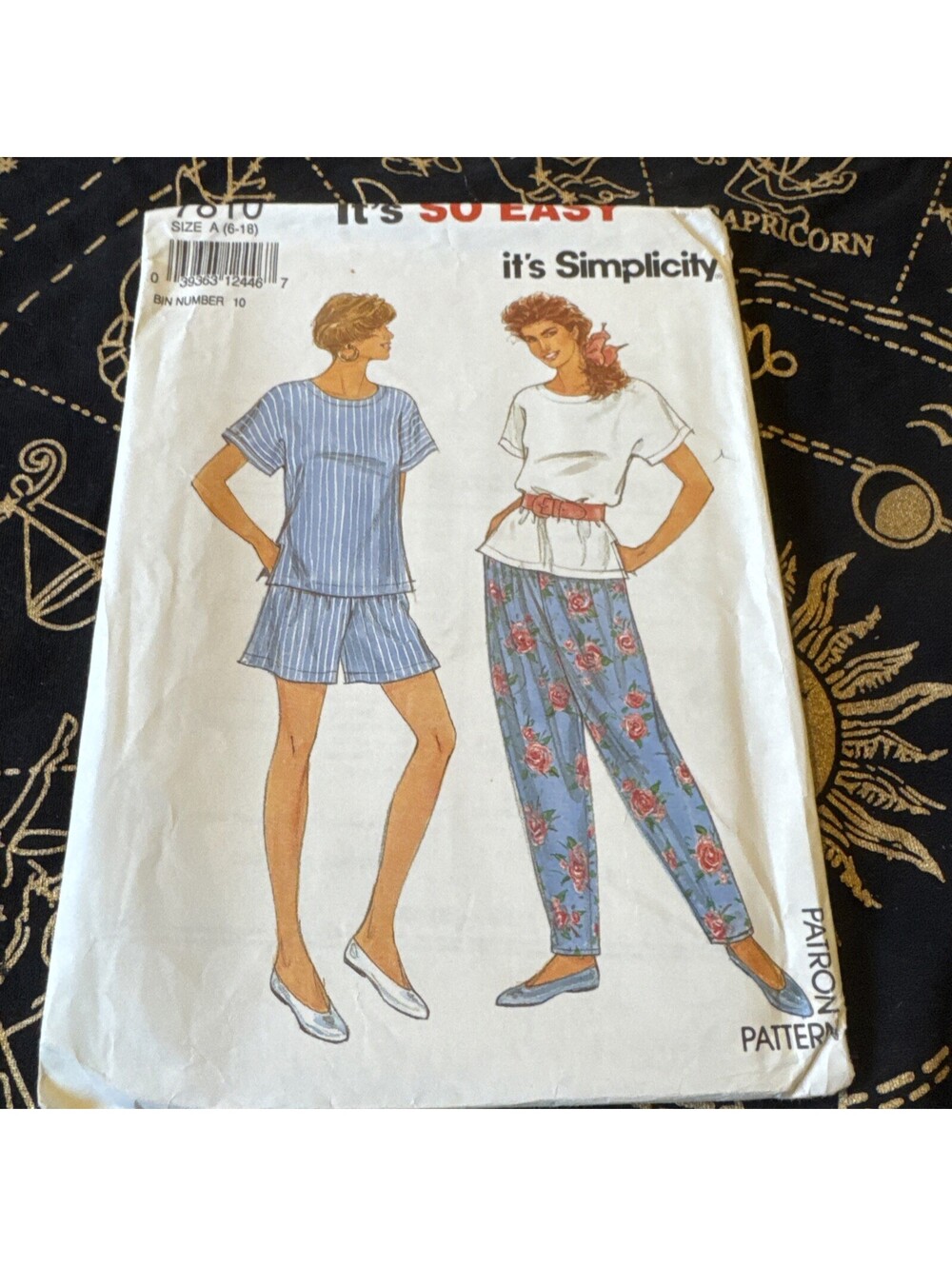 VTG 1992 Simplicity Sewing Pattern 7810 Womens Top Pants Shorts Sz 6-18 15054